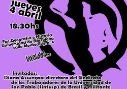 Barcelona: charla de presentación de los talleres de “Género y marxismo”