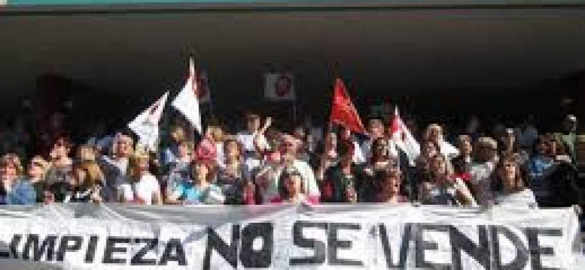 Total apoyo a las trabajadoras de la limpieza de la sanidad de Aragón