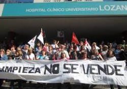 Total apoyo a las trabajadoras de la limpieza de la sanidad de Aragón