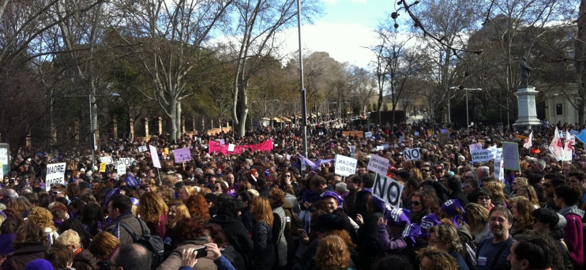 1 de febrero en Madrid: Decenas de miles de mujeres llenamos las calles ¡Gallardón, dimisión!