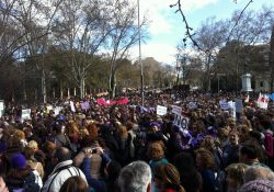 1 de febrero en Madrid: Decenas de miles de mujeres llenamos las calles ¡Gallardón, dimisión!