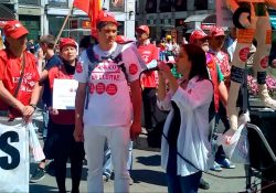 Saludo solidario de Pan y Rosas a lxs trabajadorxs de Coca Cola (17 de abril 2014)