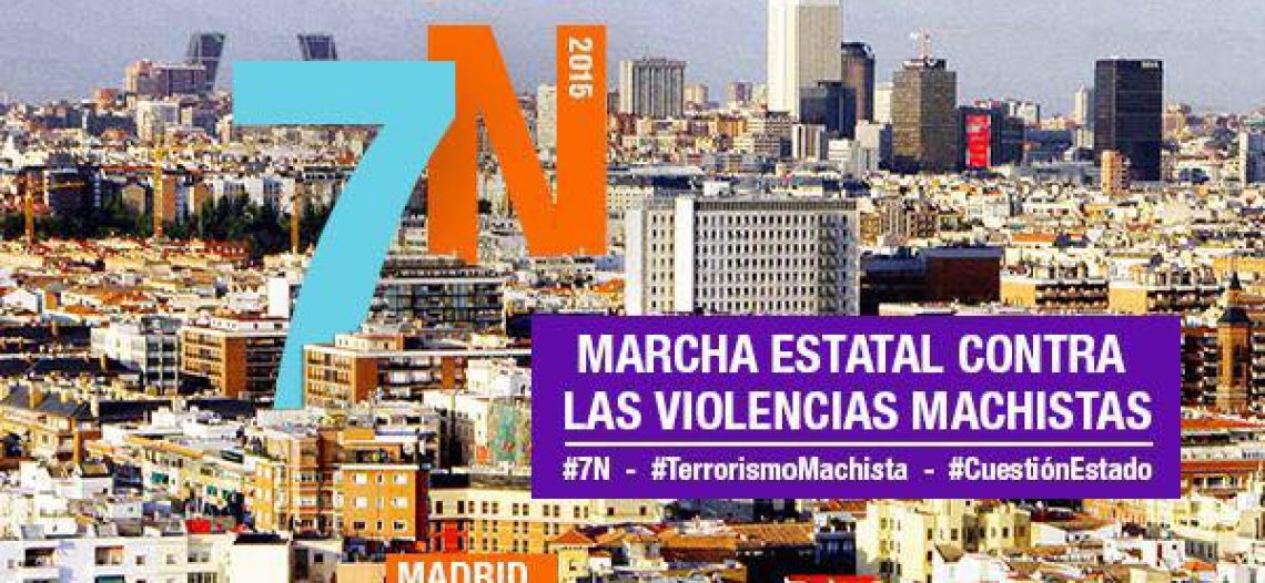 7N: Marcha estatal contra las violencias machistas en Madrid