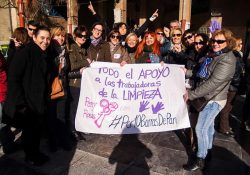 Gran acto de apoyo a las trabajadoras de la limpieza de Aragón