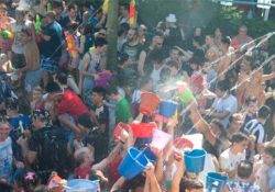 Batalla naval en las fiestas populares de Vallecas por un mundo sin machismo