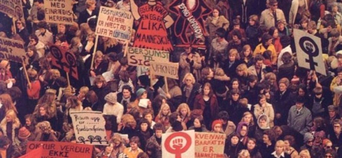 Huelga en Islandia por la igualdad salarial