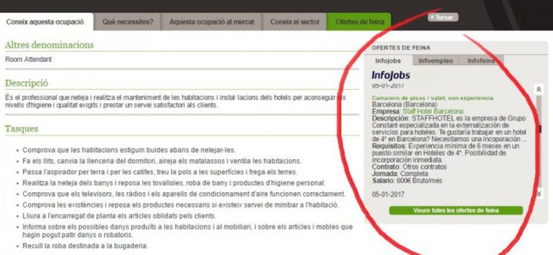 Las Kellys: Barcelona Activa y las empresas multiservicio