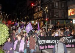 Gran manifestación en Vigo el Día Internacional de la Mujer Trabajadora