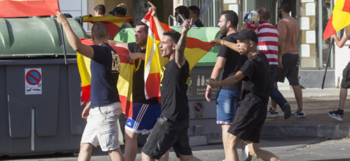Neonazis atacan el Orgullo LGBTI en Murcia escoltados por la policía