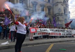Huelga de trabajadoras contra el “negocio con la precarización del cuidado” en Bizkaia