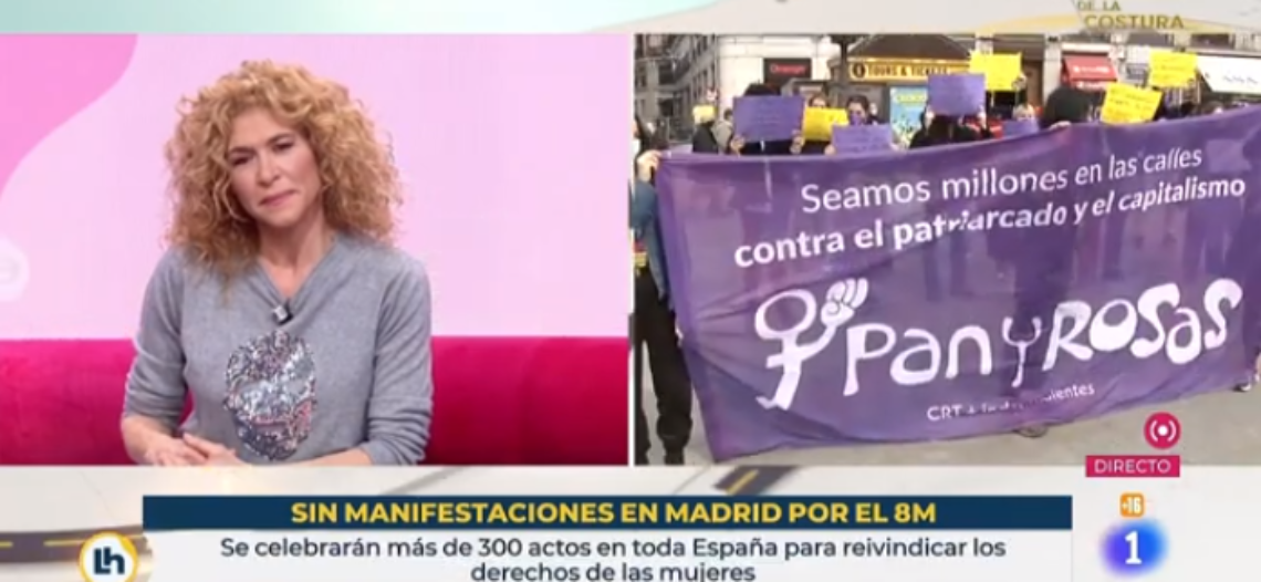 Lucía Nistal: “No es feminista un gobierno que no deroga las reformas laborales, no cierra los CIEs, reprime a la juventud y prohíbe el 8M”