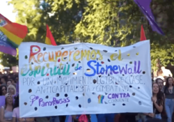 Gran marcha del orgullo crítico de Madrid para denunciar al Gobierno imperialista, tránsfobo y racista
